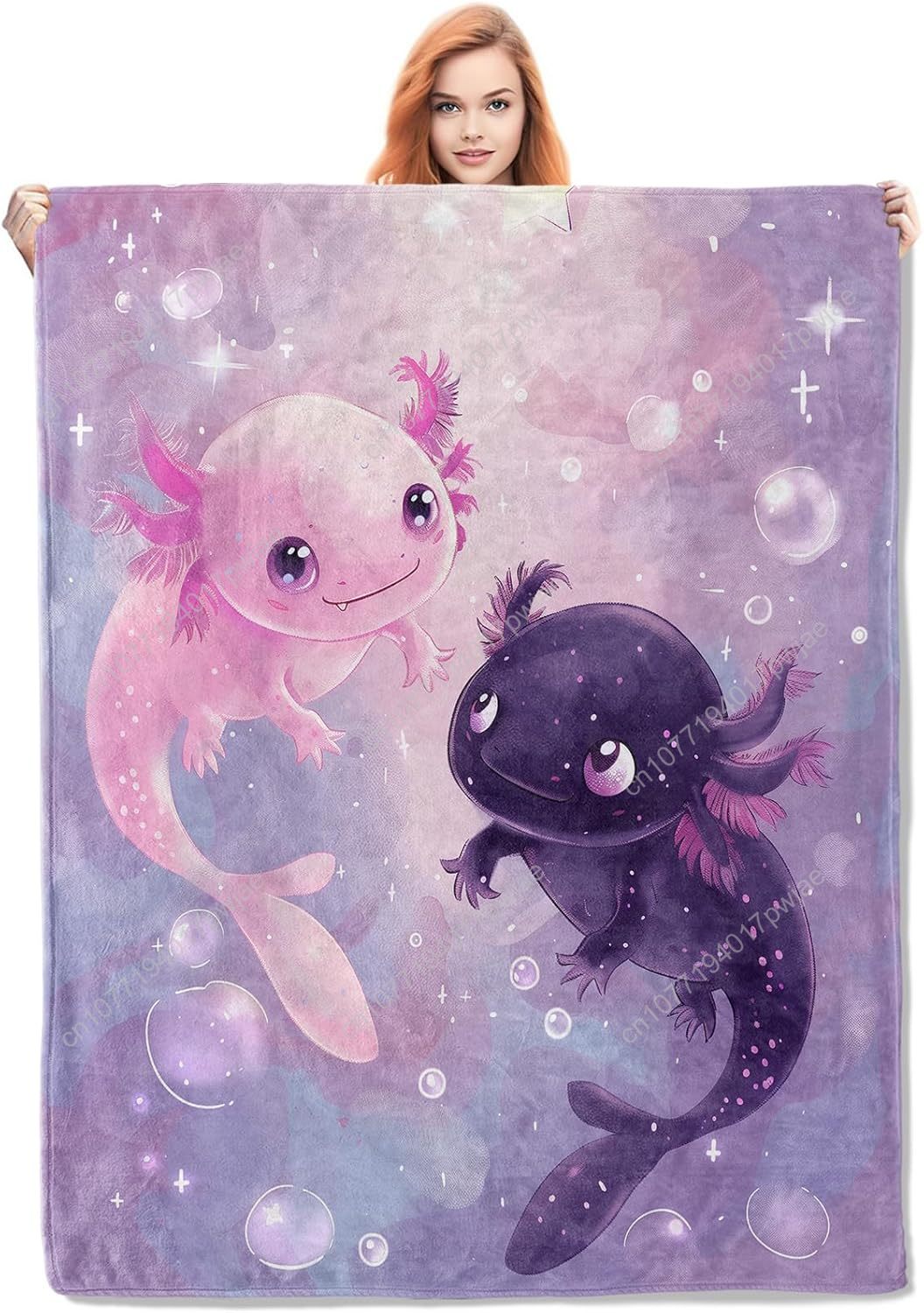 Home Textiles Towel - Одеяло Axolotl, милые фланелевые одеяла Axolotls,
