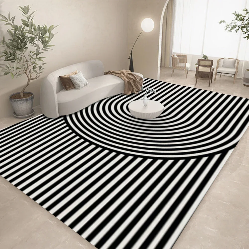 Home Lines Textiles - HD-черный, белый цвет, геометрическая линия, абстрактное