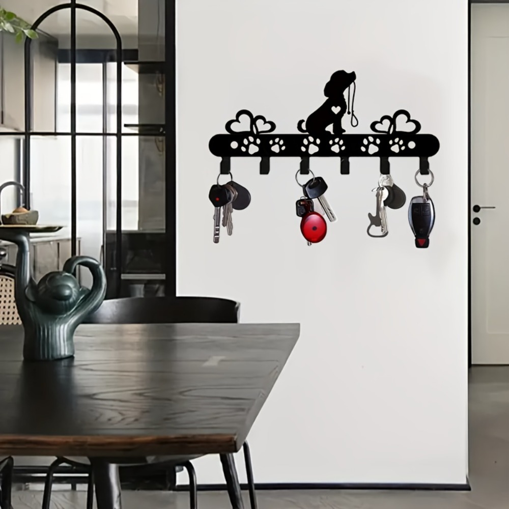 Home Textiles Towel - Металлический настенный крючок CIFBUY для ключей,
