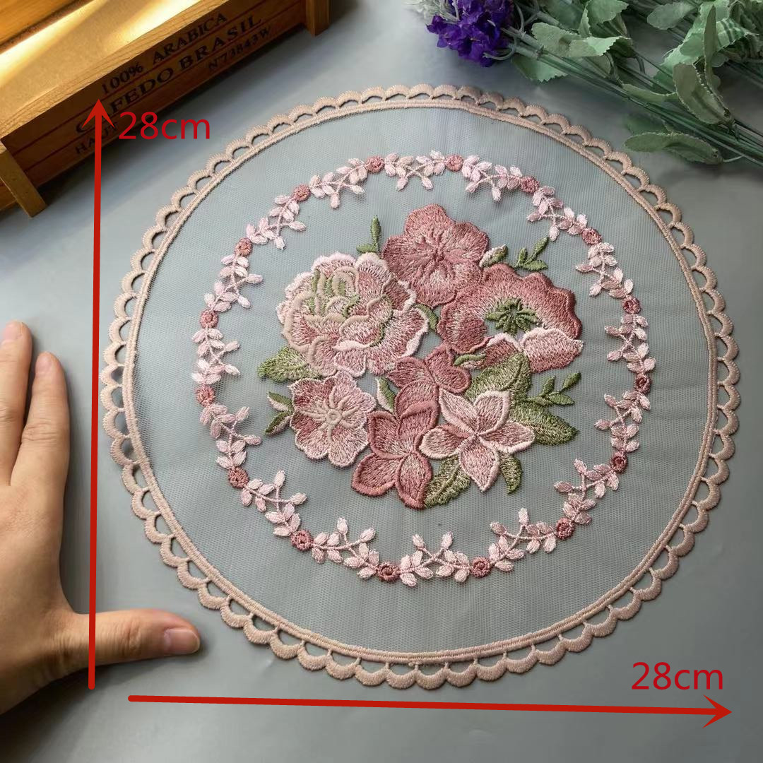 28*28 см розовая кружевная лен – обзор и цена Home Textiles Towel