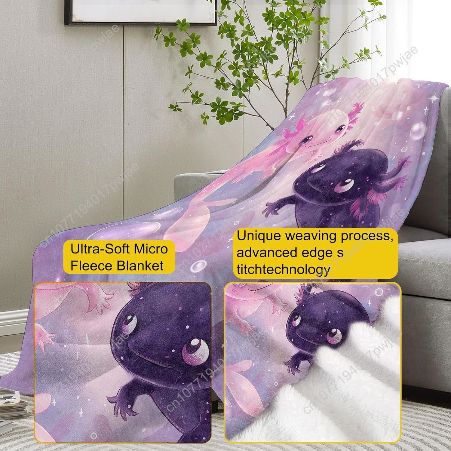 Одеяло Axolotl, милые фланелев – обзор и цена Home Textiles Towel