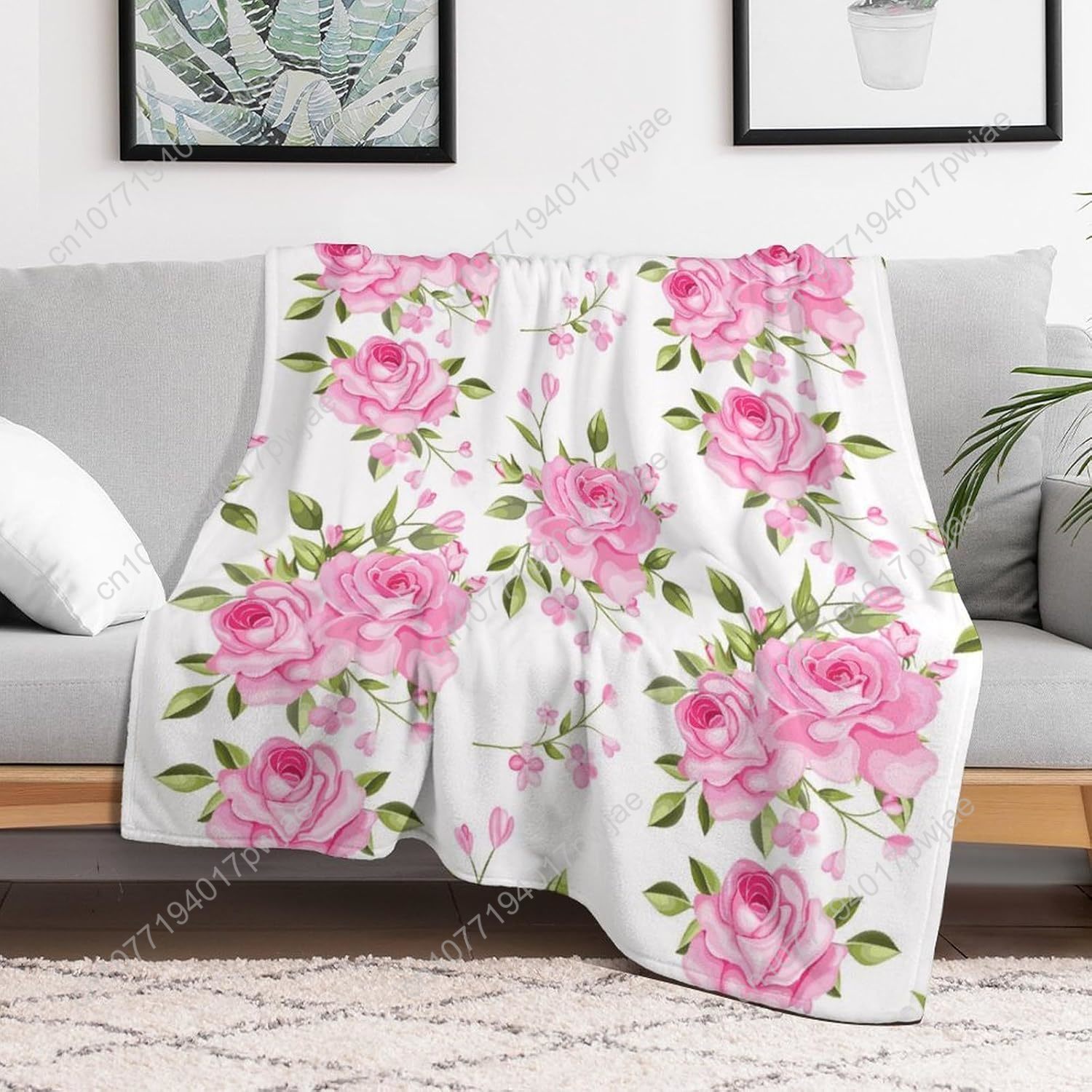 Одеяло с розовым цветком, цвет – обзор и цена Home Textiles Towel