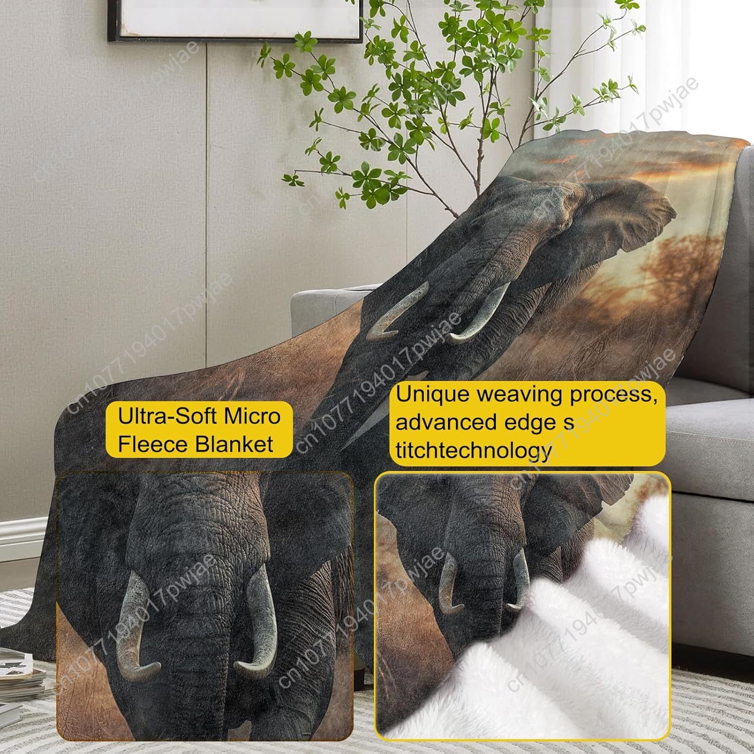 Флисовое одеяло со слоном, реа – обзор и цена Home Textiles Towel