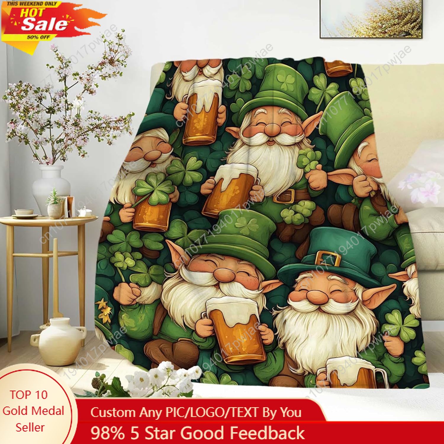 Одеяло в виде гнома на день Св – обзор и цена Home Textiles Towel