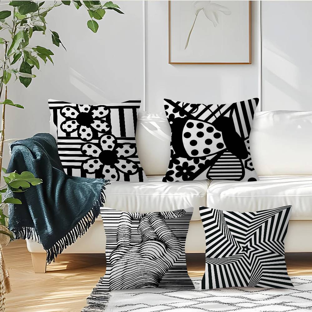 Черная абстрактная наволочка с – обзор и цена Home Lines Textiles