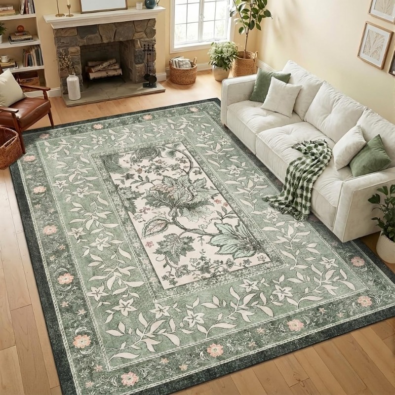 Ретро-ковер с растительным при – обзор и цена Home Lines Textiles