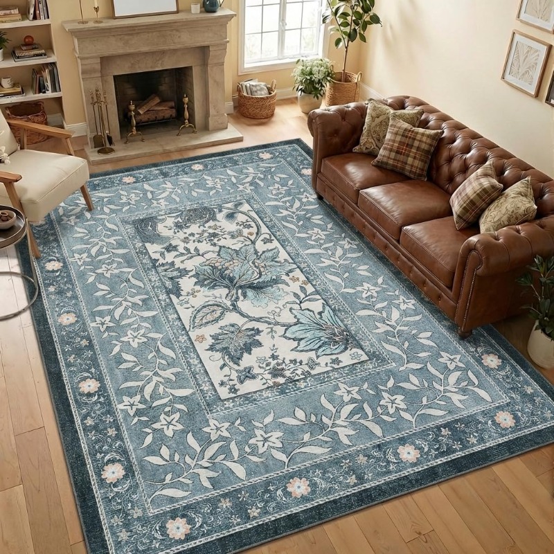 Ретро-ковер с растительным при – обзор и цена Home Lines Textiles