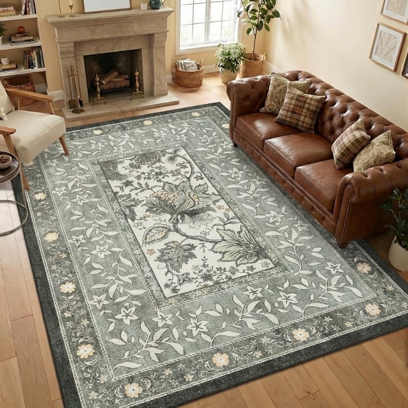 Ретро-ковер с растительным при – обзор и цена Home Lines Textiles